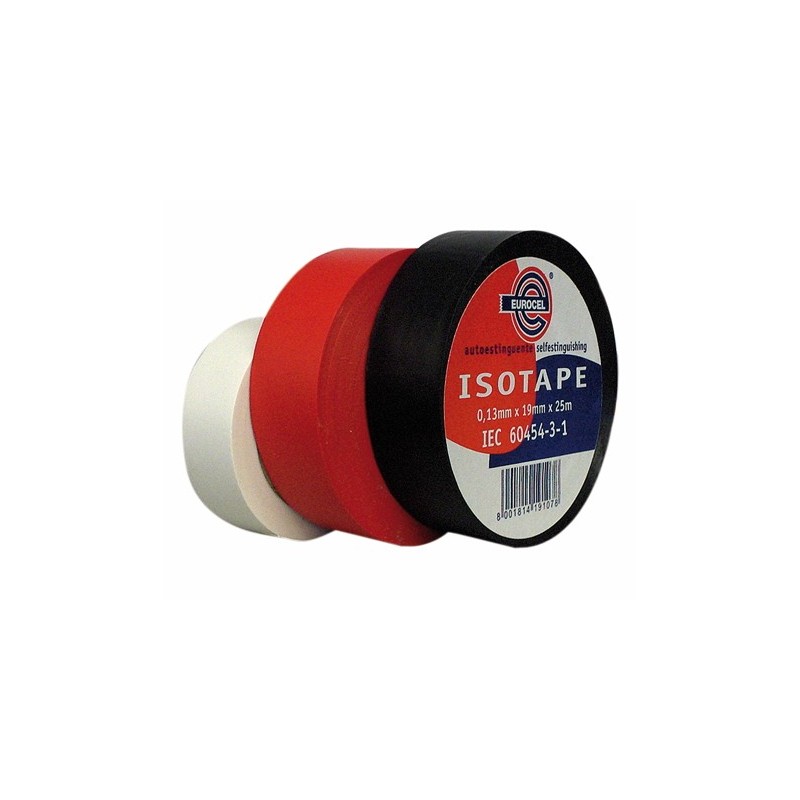 Nastro isolante 10m 15x0,13mm nero - 0E31050.11