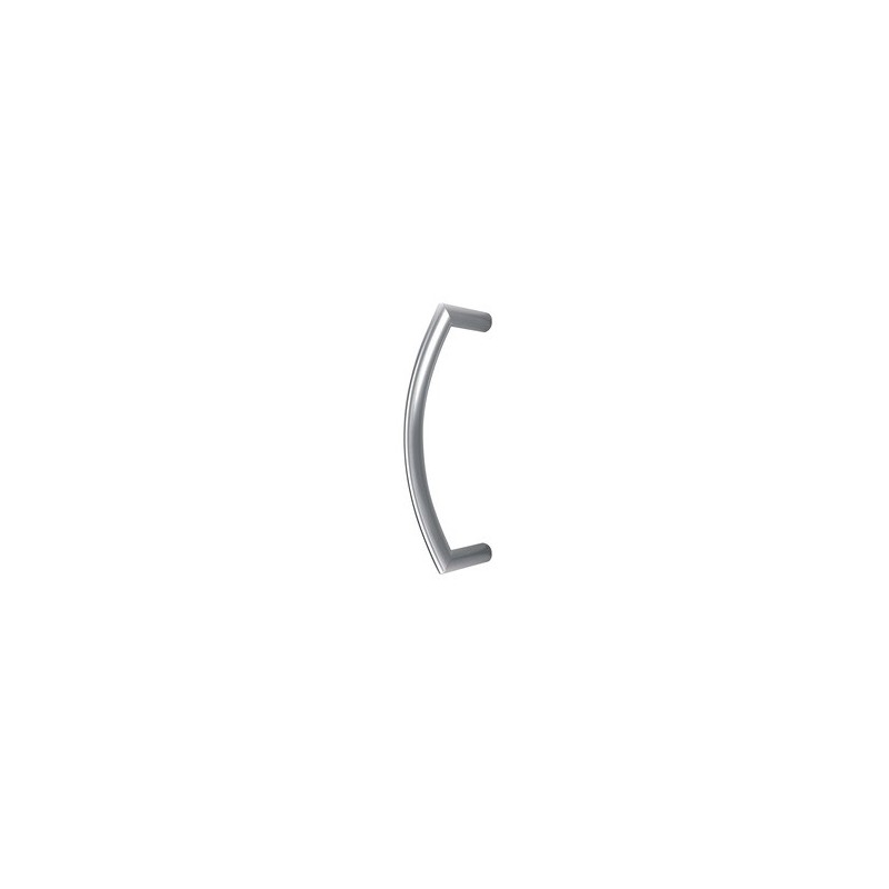 MANIGLIONE PER PORTE IN ACCIAIO INOX SATINATO ARIZONA INCLINATO ART.K030  INTERASSE 350 MM SUPPORTI INCLINATI - Art. 12958 Umipas